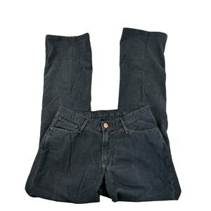 Earnest Sewn Blue Cotton Corduroy Mens Pant Size 30X30 Excellent